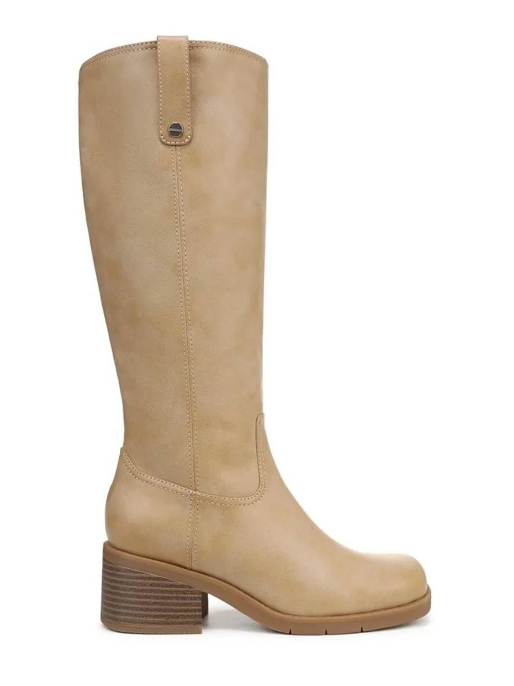 Dr. Scholl's Tall Tan Block Heel Knee-High Boots 11m